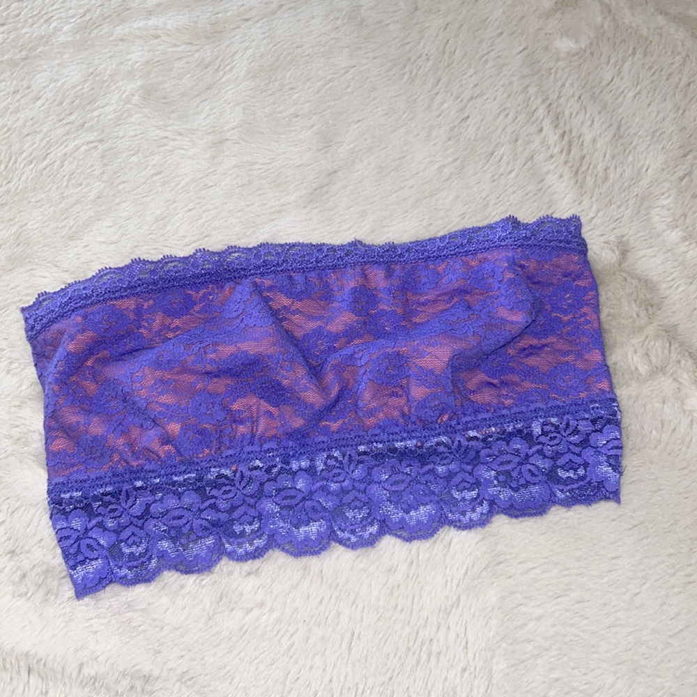 XS Victoria’s Secret PINK lace bandeau bralette bra